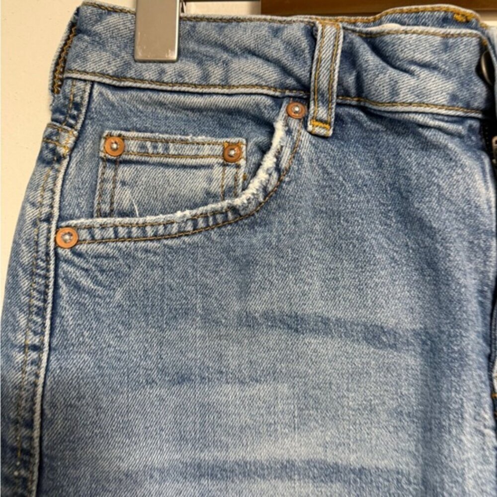 Pilcro and the Letterpress Denim Midi Skirt Size 6 Petite - Picture 8 of 12